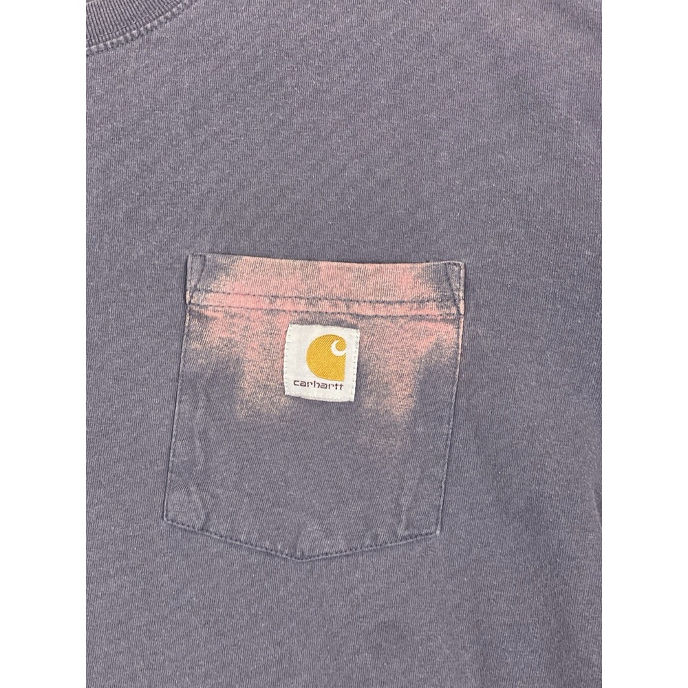 Carhartt Custom Bleached Long Sleeve T-Shirt Tie Dye Reworked Grunge Mens XL - Picture 14 of 16
